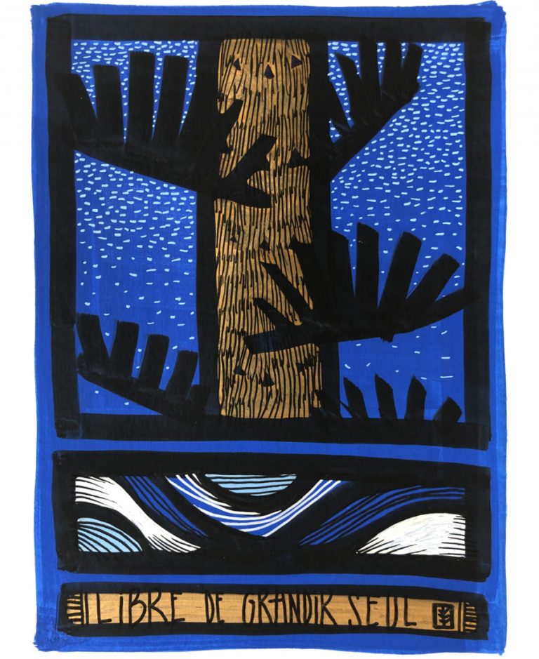 Libre de grandir seul — œuvre de Pauline Beugniot, artiste peintre dans le Médoc