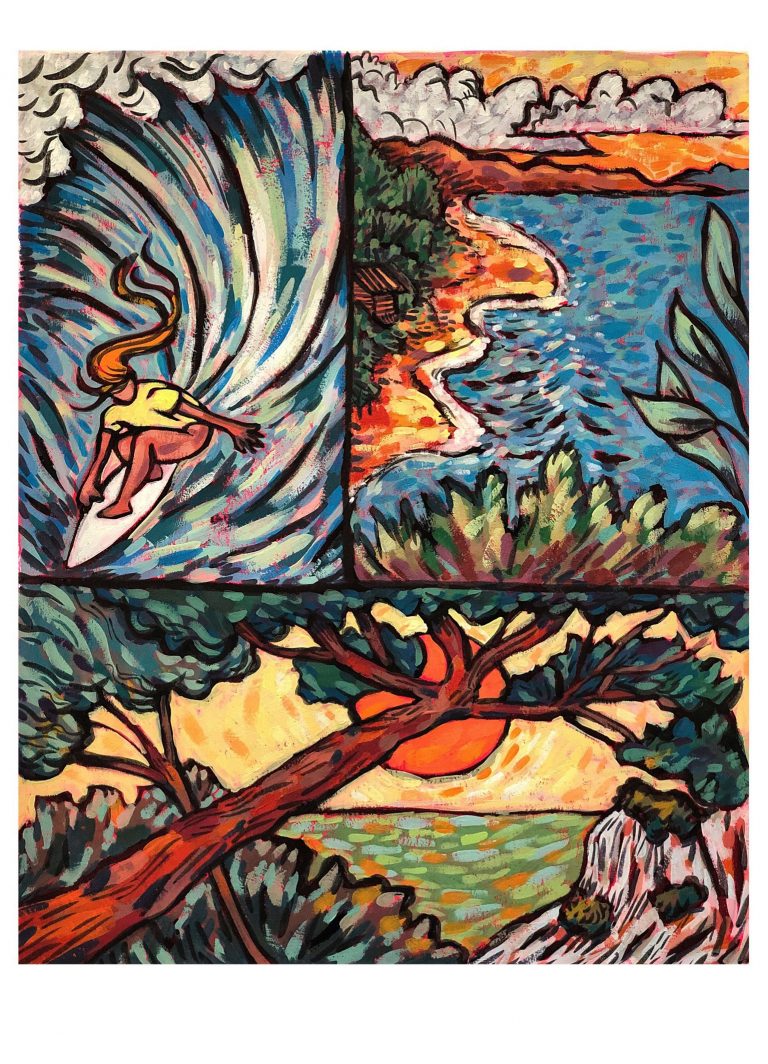Patria — œuvre de Pauline Beugniot, artiste peintre dans le Médoc