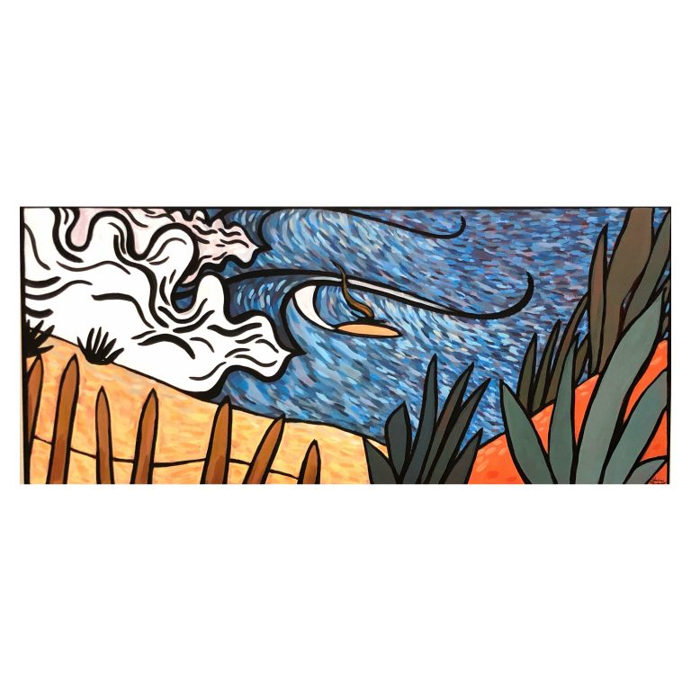 Retour dans ton univers — œuvre de Pauline Beugniot, artiste peintre dans le Médoc