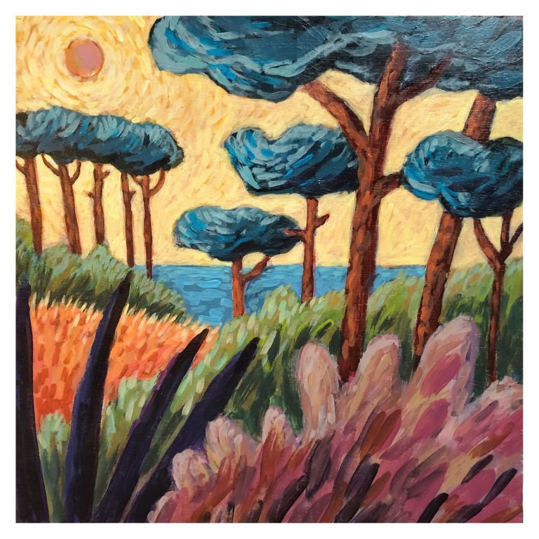Volupté — œuvre de Pauline Beugniot, artiste peintre dans le Médoc