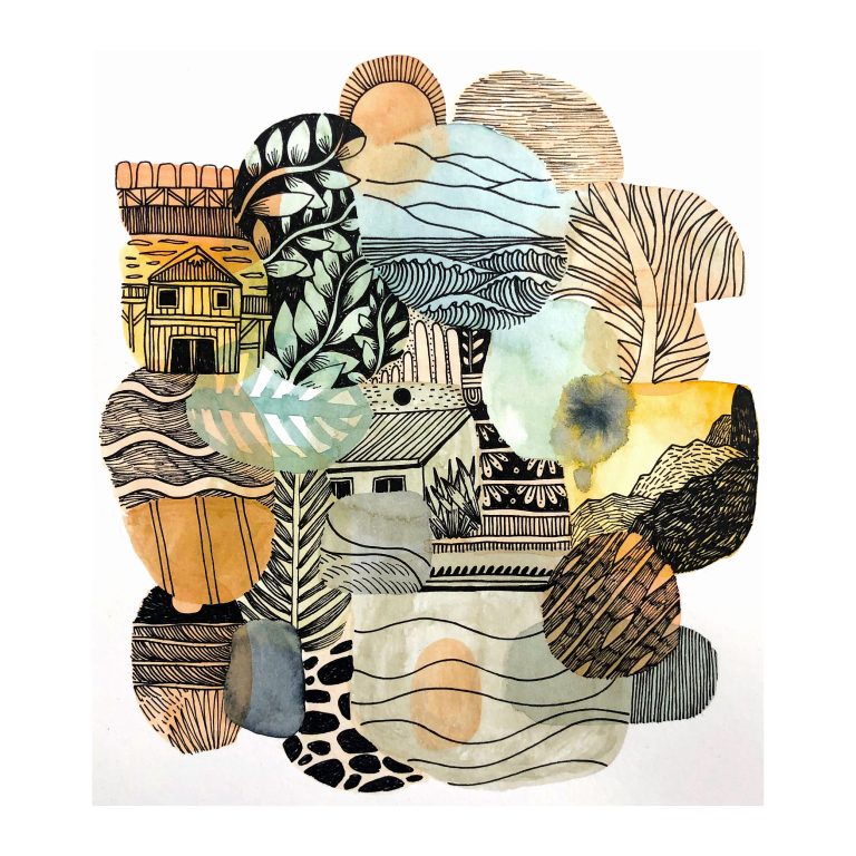 Au pays d’Alys — œuvre de Pauline Beugniot, artiste peintre dans le Médoc