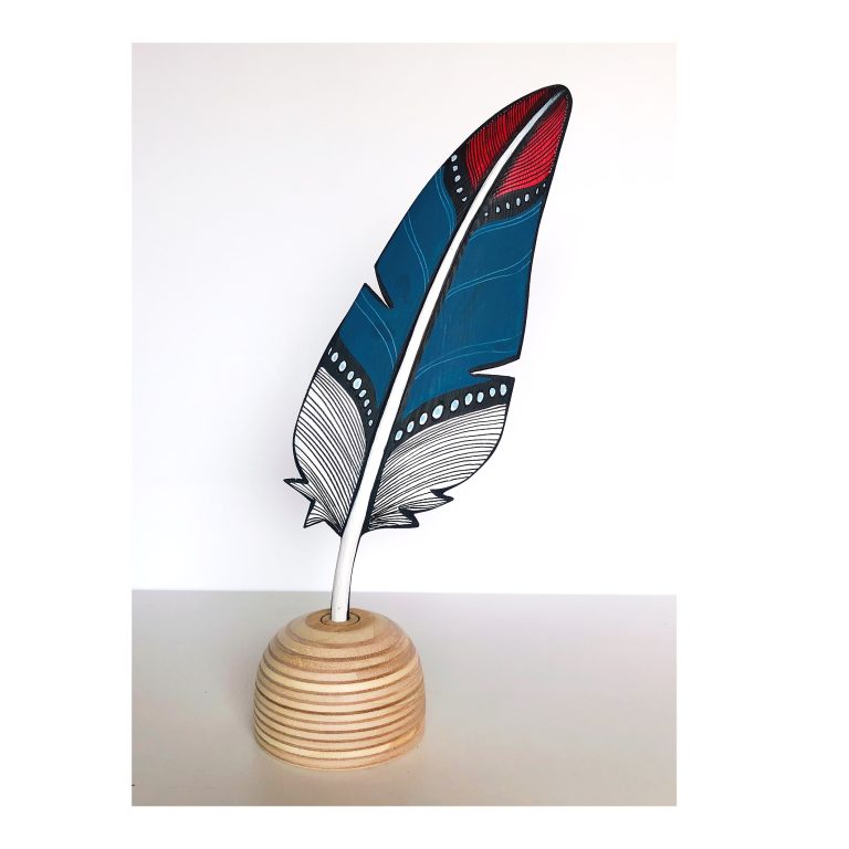 Si tu m’écris — œuvre de Pauline Beugniot, artiste peintre dans le Médoc