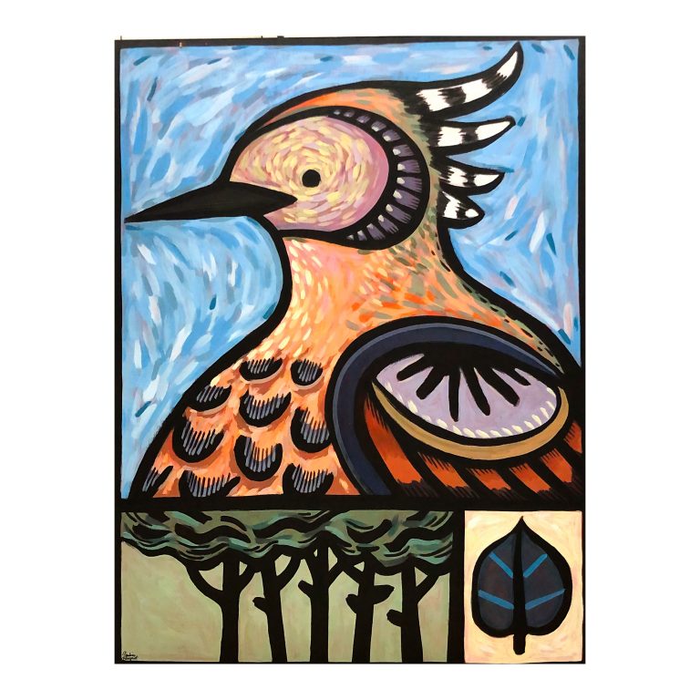 Wayana — œuvre de Pauline Beugniot, artiste peintre dans le Médoc